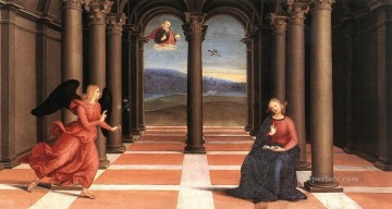  Maestro Arte - La predela del altar de la Anunciación Oddi, maestro renacentista Rafael